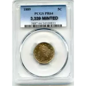 Nickel Five Cent Pieces-Liberty Head 1883-1913 (3)