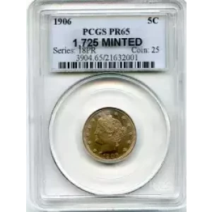 Nickel Five Cent Pieces-Liberty Head 1883-1913 (3)