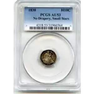 Half Dimes---Liberty Seated 1837-1873-Silver- 0.5 Dime (3)