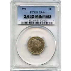 Nickel Five Cent Pieces-Liberty Head 1883-1913 (3)