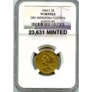 Half Eagles---Liberty Head 1839-1908 -Gold- 5 Dollar (3)