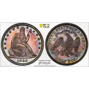 Half Dollars---Liberty Seated 1839-1891 -Silver- 0.5 Dollar (3)