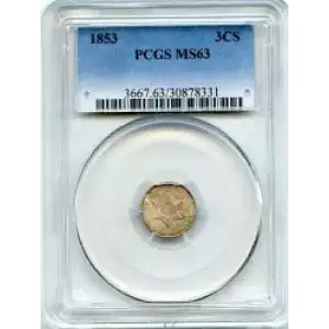 Silver Three Cent Pieces Trimes-1851-1873 (3)