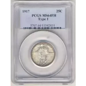 Quarter Dollars---Standing Liberty (3)