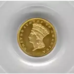 Gold Dollars---Indian Princess Head, Large Head 1856-1889 -Gold- 1 Dollar (3)