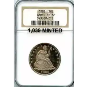 Half Dollars---Liberty Seated 1839-1891 -Silver- 0.5 Dollar (3)