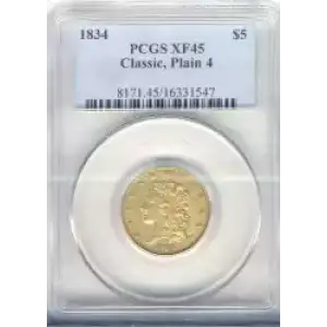 Half Eagles---Classic Head, 1834-1838 -Gold- 5 Dollar (3)