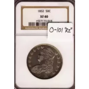 Half Dollars---Capped Bust, Reeded Edge 1836-1839 -Silver- 0.5 Dollar (3)