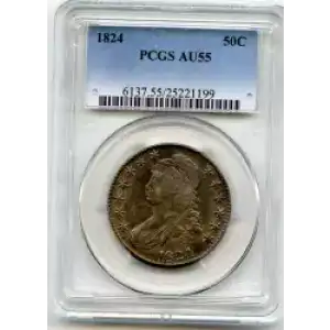 Half Dollars---Capped Bust, Reeded Edge 1836-1839 -Silver- 0.5 Dollar (3)