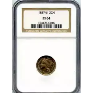 Nickel Three Cent Pieces 1865-1889 (3)