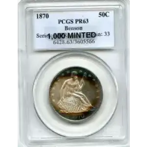 Half Dollars---Liberty Seated 1839-1891 -Silver- 0.5 Dollar (3)