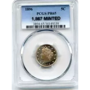 Nickel Five Cent Pieces-Liberty Head 1883-1913 (3)