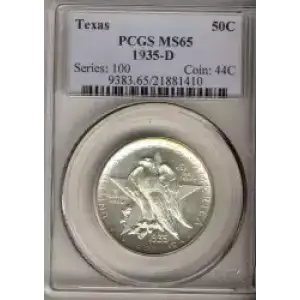 Classic Commemorative Silver--- Texas Independence Centennial 1934-1938-Silver- 0.5 Dollar (3)
