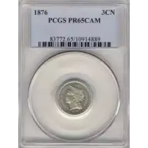 Nickel Three Cent Pieces 1865-1889 (3)