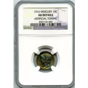 Dimes---Winged Liberty Head or Mercury 1916-1945 -Silver- 1 Dime (3)