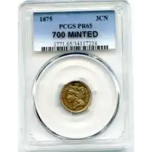 Nickel Three Cent Pieces 1865-1889 (3)