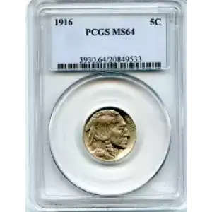 Nickel Five Cent Pieces-Indian Head or Buffalo (3)