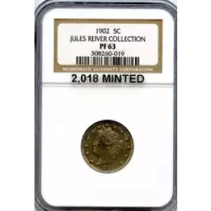 Nickel Five Cent Pieces-Liberty Head 1883-1913 (3)