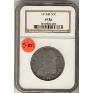 Half Dollars---Capped Bust, Reeded Edge 1836-1839 -Silver- 0.5 Dollar (3)