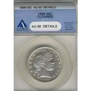 Half Dollars---Barber 1892-1915 -Silver- 0.5 Dollar (3)