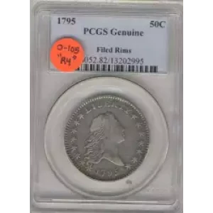 Half Dollars---Flowing Hair 1794-1795 -Silver- 0.5 Dollar (3)