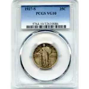 Quarter Dollars---Standing Liberty (3)