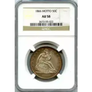 Half Dollars---Liberty Seated 1839-1891 -Silver- 0.5 Dollar (3)