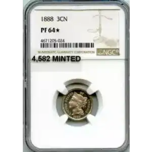 Nickel Three Cent Pieces 1865-1889 (3)