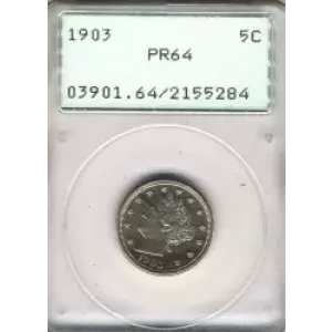 Nickel Five Cent Pieces-Liberty Head 1883-1913 (3)
