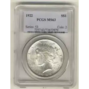 Peace Silver Dollar (3)