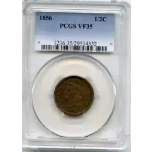 Half Cents -Braided Hair 1840-57 -Copper (3)