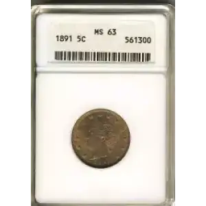 Nickel Five Cent Pieces-Liberty Head 1883-1913 (3)