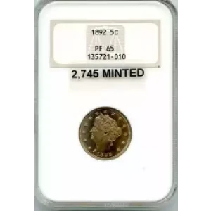 Nickel Five Cent Pieces-Liberty Head 1883-1913 (3)