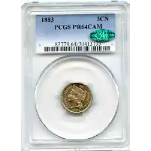 Nickel Three Cent Pieces 1865-1889 (3)