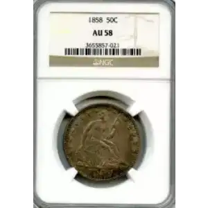 Half Dollars---Liberty Seated 1839-1891 -Silver- 0.5 Dollar (3)