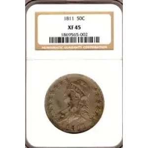 Half Dollars---Capped Bust, Reeded Edge 1836-1839 -Silver- 0.5 Dollar (3)