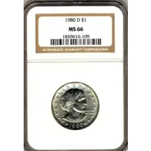 Dollars---Susan B. Anthony 1979-1999 -Copper-Nickel- 1 Dollar (3)