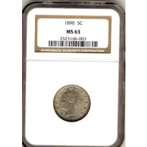 Nickel Five Cent Pieces-Liberty Head 1883-1913 (3)