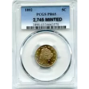 Nickel Five Cent Pieces-Liberty Head 1883-1913 (3)