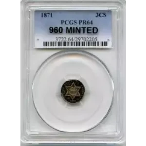 Silver Three Cent Pieces Trimes-1851-1873 (3)