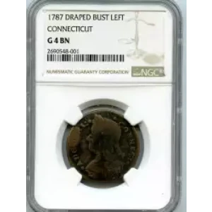 Post Colonial Issues -Coinage of the States-Connecticut -copper (3)