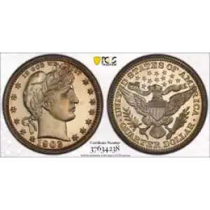 Quarter Dollars---Barber or Liberty Head (3)