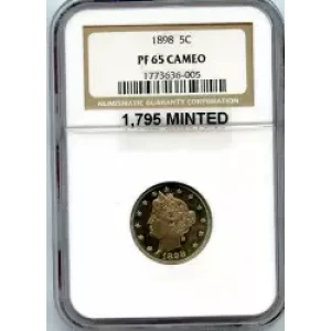 Nickel Five Cent Pieces-Liberty Head 1883-1913 (3)