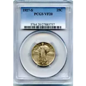 Quarter Dollars---Standing Liberty (3)