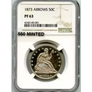 Half Dollars---Liberty Seated 1839-1891 -Silver- 0.5 Dollar (3)