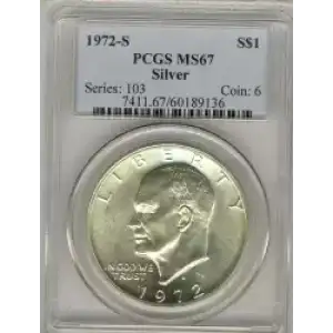 Dollars---Eisenhower 1971-1978 Copper-Nickel- 1 Dollar (3)