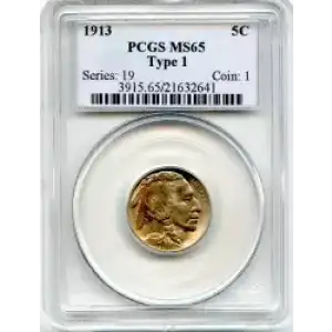 Nickel Five Cent Pieces-Indian Head or Buffalo (3)