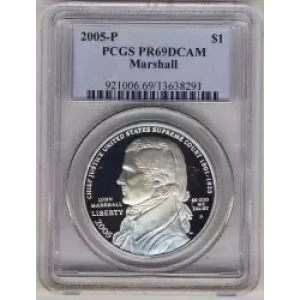 Modern Commemoratives --- Chief Justice John Marshall 2005 -Silver- 1 Dollar (3)
