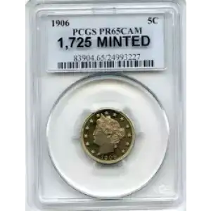 Nickel Five Cent Pieces-Liberty Head 1883-1913 (3)