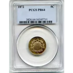 Nickel Five Cent Pieces-Shield 1866-1883 (3)